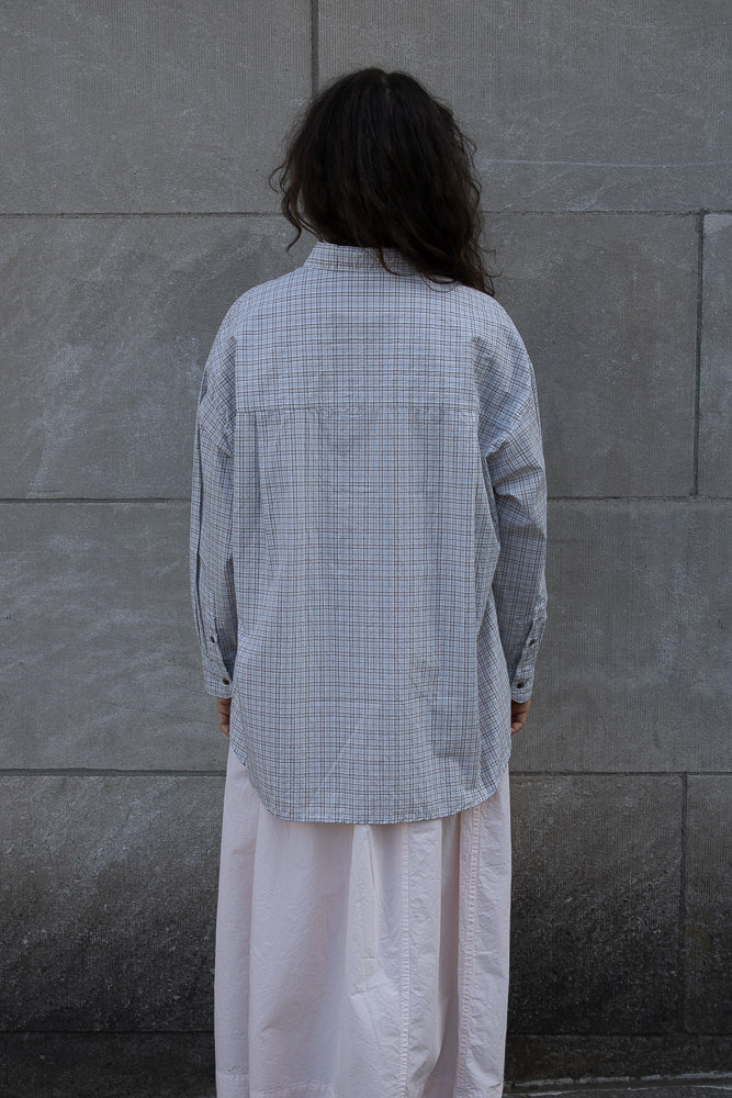 Véritécoeur Blue Check Shirt