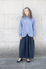 Véritécoeur Barrel Skirt in Dark Navy