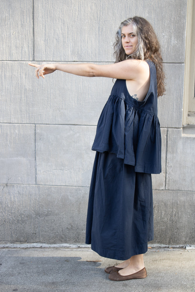 Véritécoeur Sleeveless Top in Dark Navy