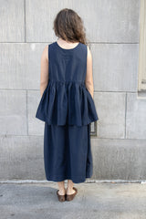 Véritécoeur Sleeveless Top in Dark Navy