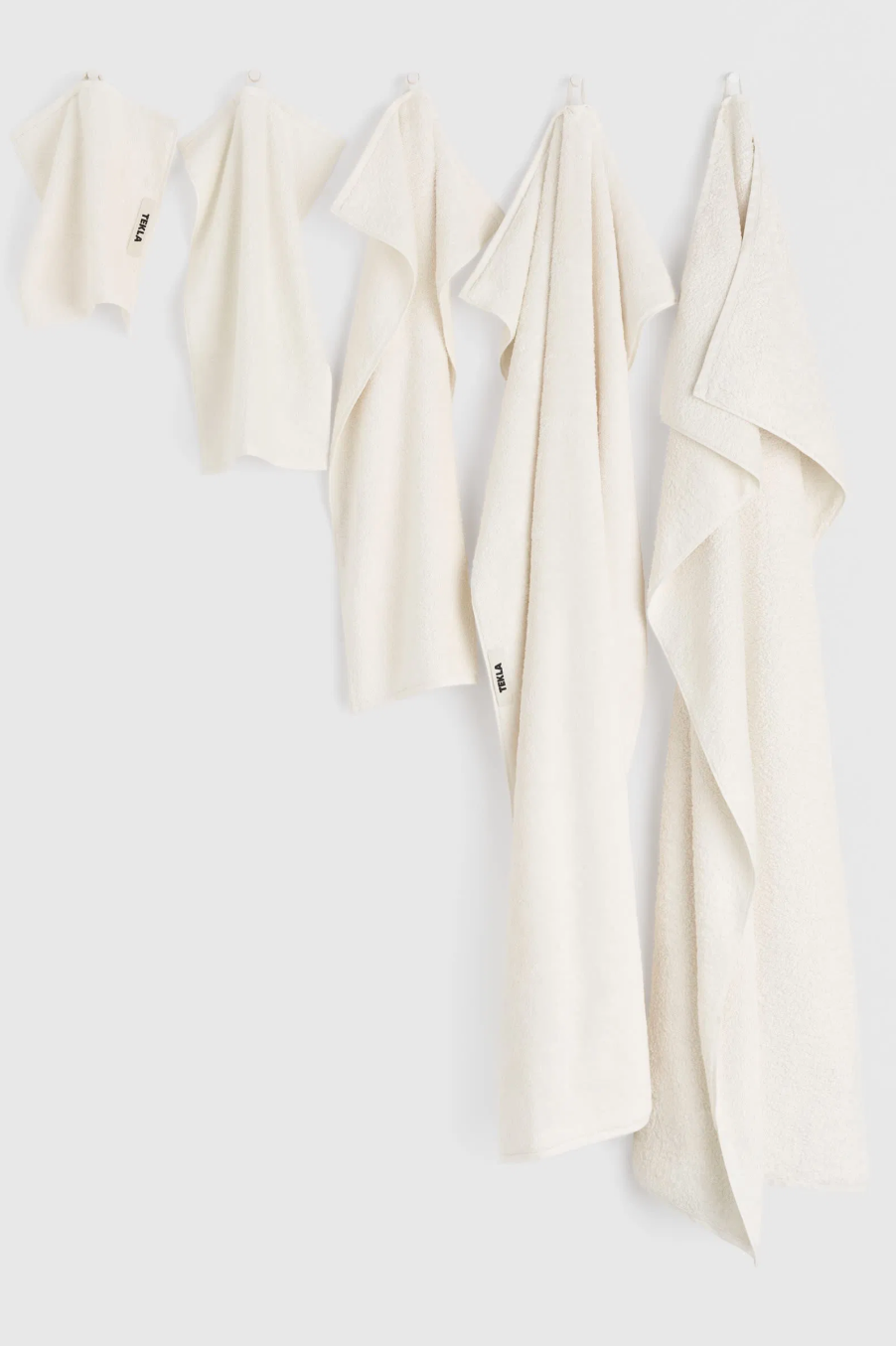 Tekla Guest Towel in White