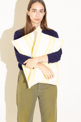 Tensira Pillow 12 x 20" in Yellow Stripe