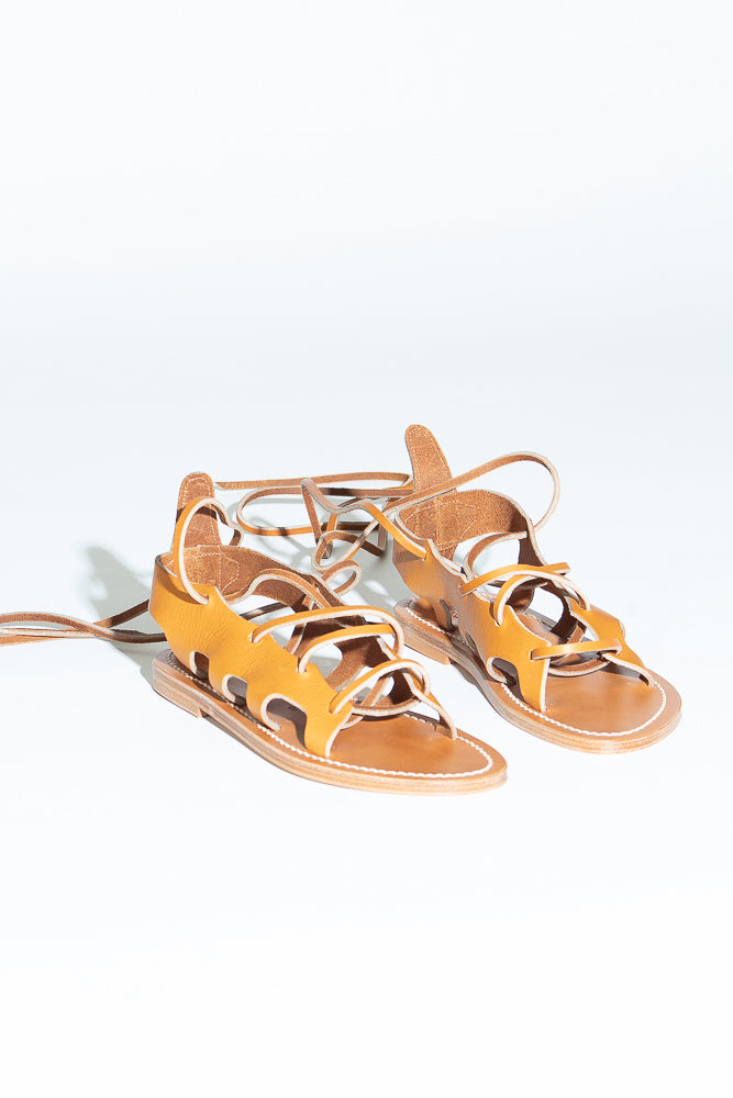 K. Jacques x Duro Olowu Janus Sandal in Natural
